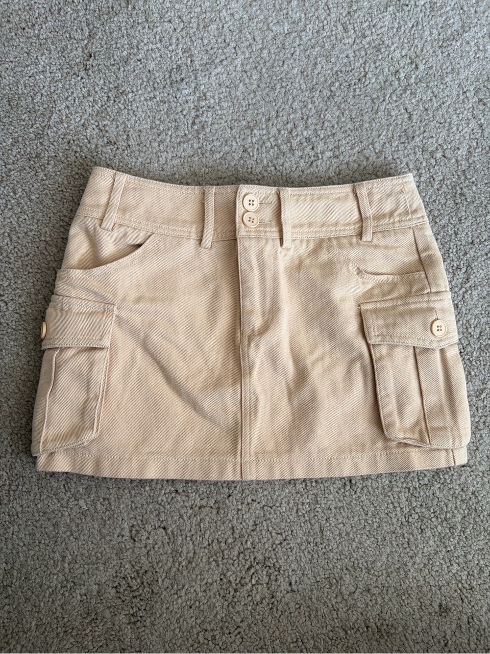 Edikted Katya low-rise cargo cotton festival trendy concert skirt size small 28